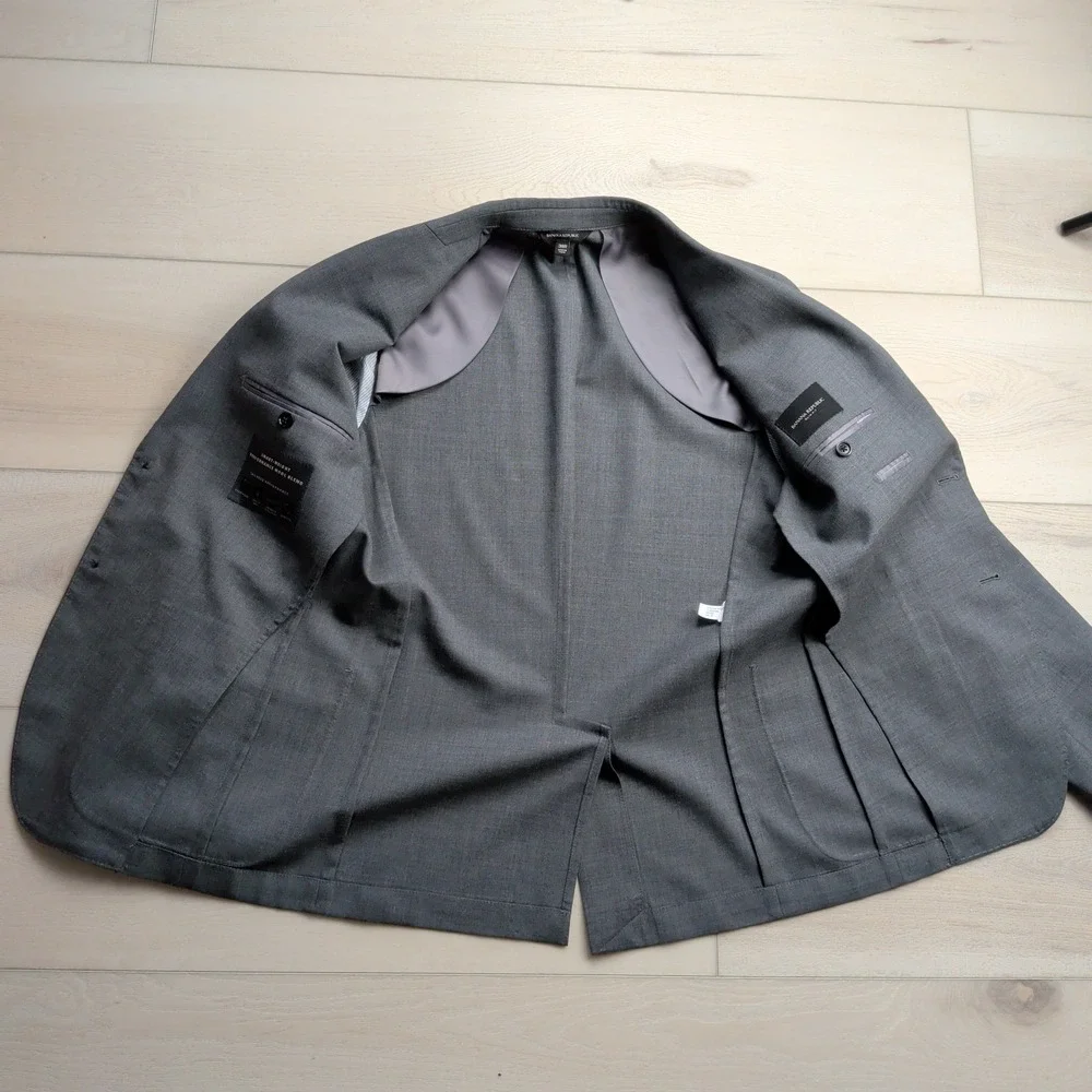 Banana Republic Sport Coat Blazer Men 38R Slim Fit Smart-Weight Performance Wool